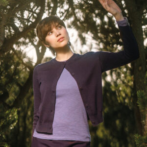 Ženska majica Sinia 100% eko bombaž VIJOLA