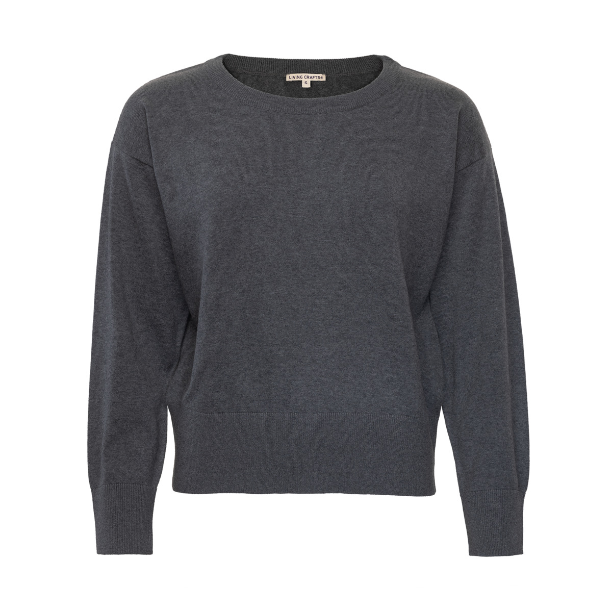 Ženski pulover Undine 80% eko bombaž, 20% volna, SIV Ženski pulover Undine 80% eko bombaž, 20% volna, SIV