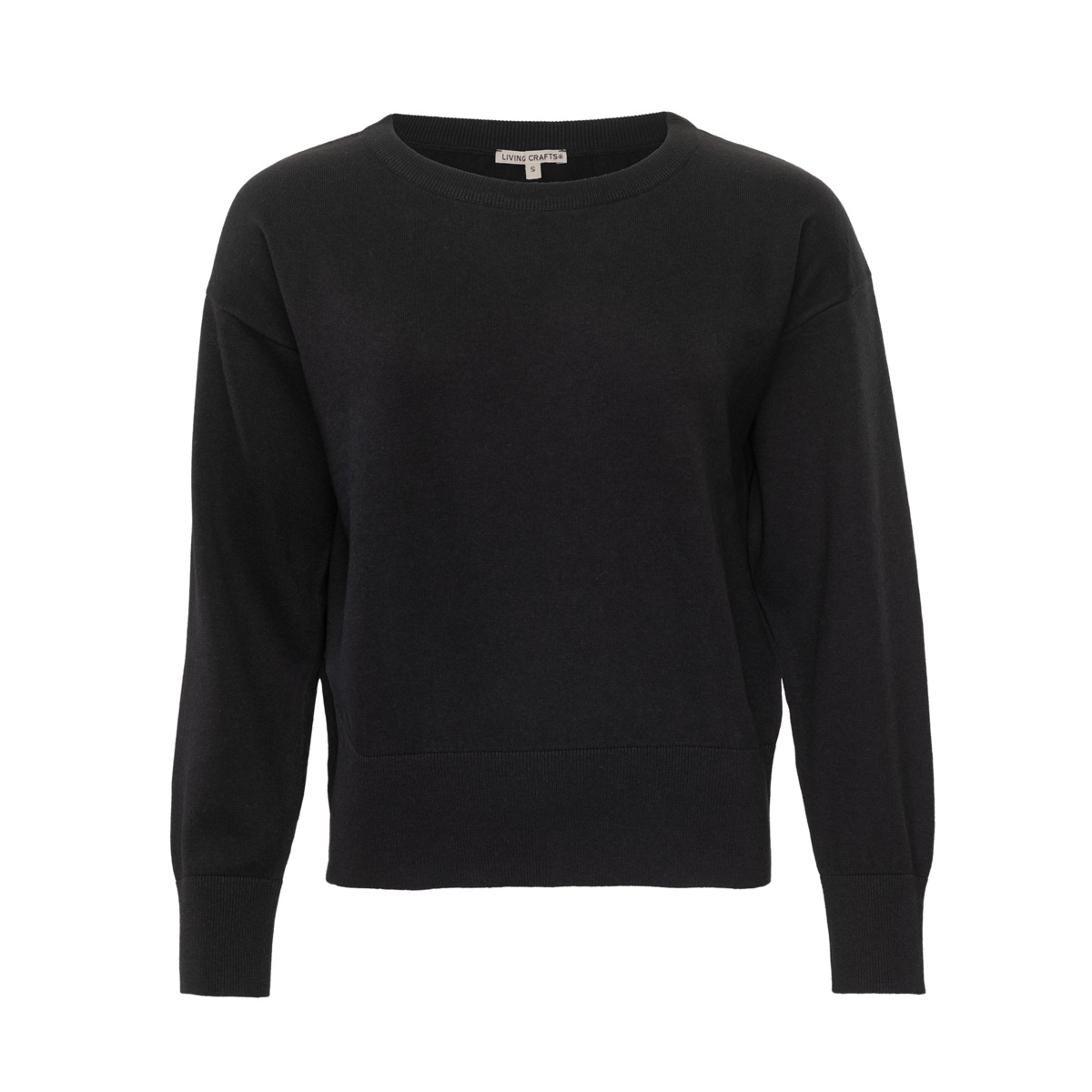 Ženski pulover Undine 80% eko bombaž, 20% volna, ČRN Ženski pulover Undine 80% eko bombaž, 20% volna, ČRN