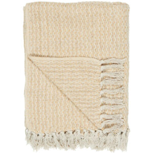 Deka 100% bombaž cream/yellow