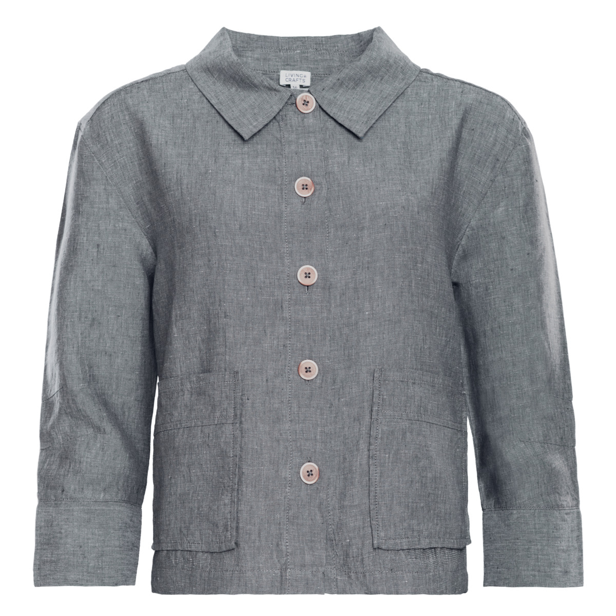 Ženska jakna ONYX 100% lan SIVA