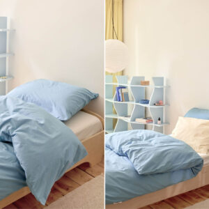 Posteljnina ekološki bombaž perkal BLUE LAGOON več dimenzij