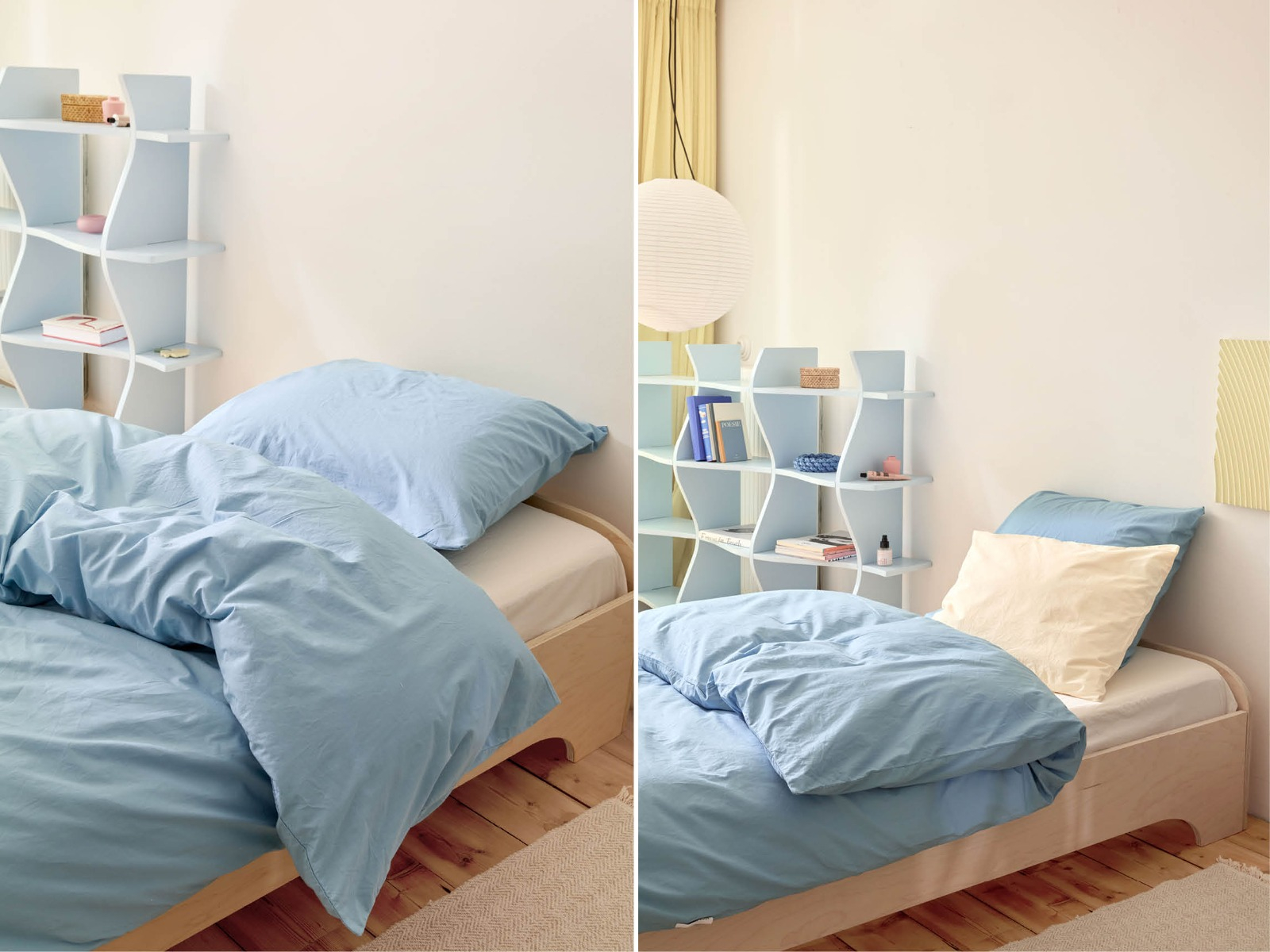 Posteljnina ekološki bombaž perkal BLUE LAGOON več dimenzij