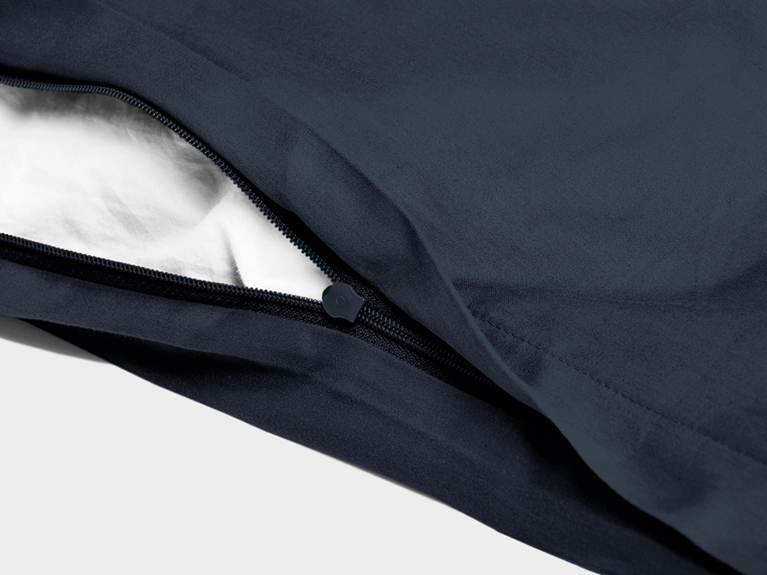 Posteljnina ekološki bombaž saten BLUEBERRY več dimenzij