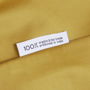 Posteljnina ekološki bombaž saten GOLD več dimenzij