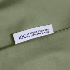 Posteljnina ekološki bombaž saten OLIVE več dimenzij