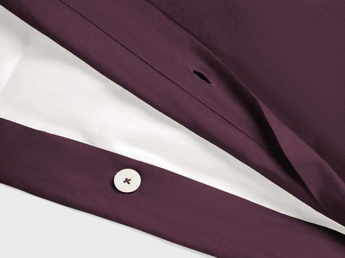 Posteljnina ekološki bombaž perkal PLUM več dimenzij