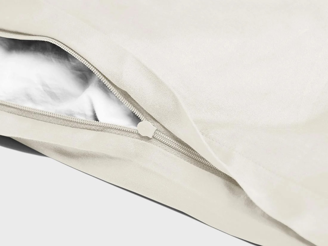 Posteljnina ekološki bombaž saten TOPLA BELA več dimenzij