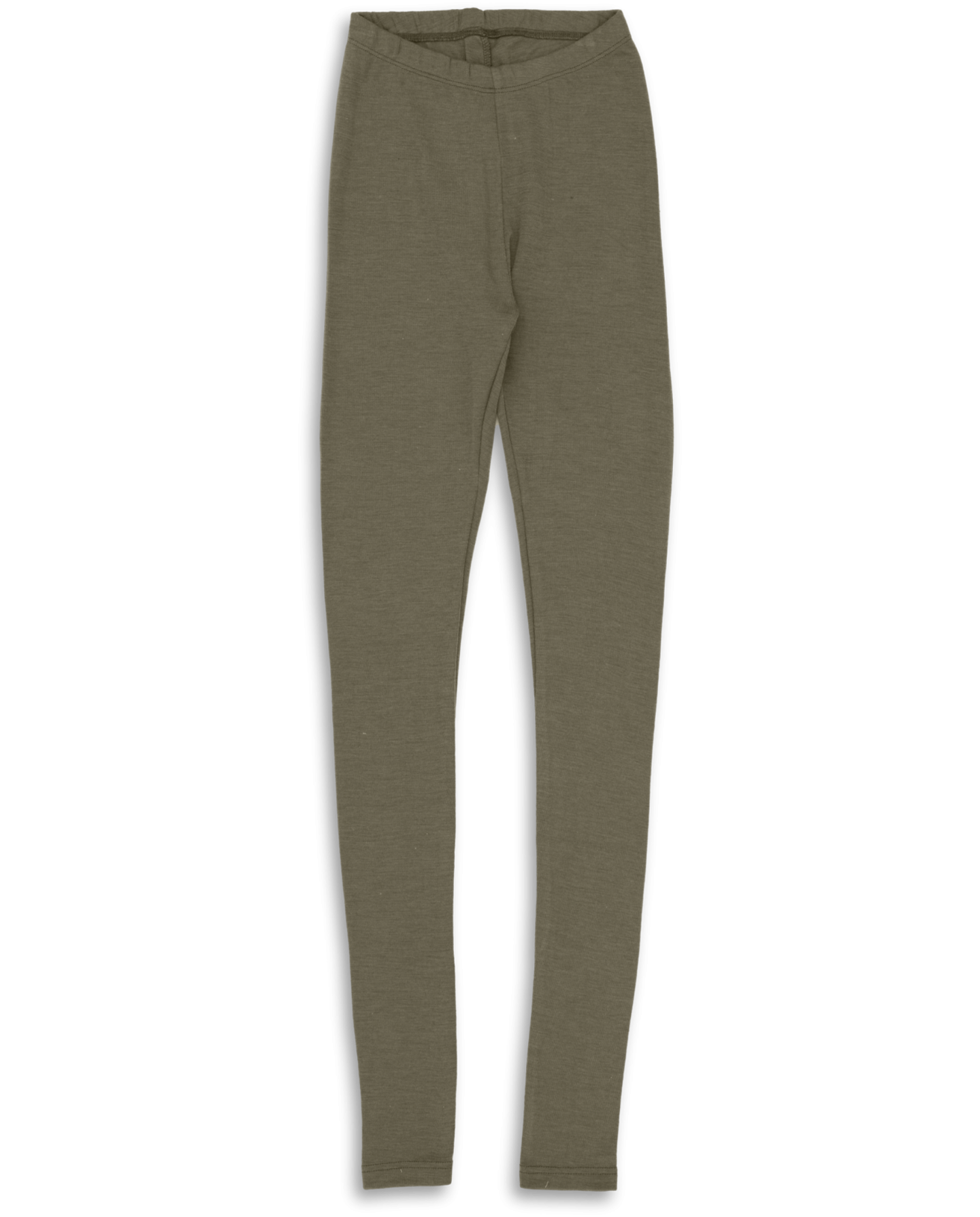 Ženske legice, zelene - volna, svila