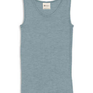 Ženska spodnja majica, sv.modra - volna, svila