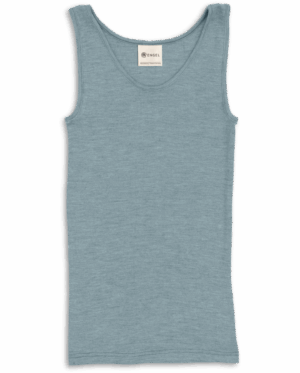 Ženska spodnja majica, sv.modra - volna, svila Ženska spodnja majica, sv.modra - volna, svila