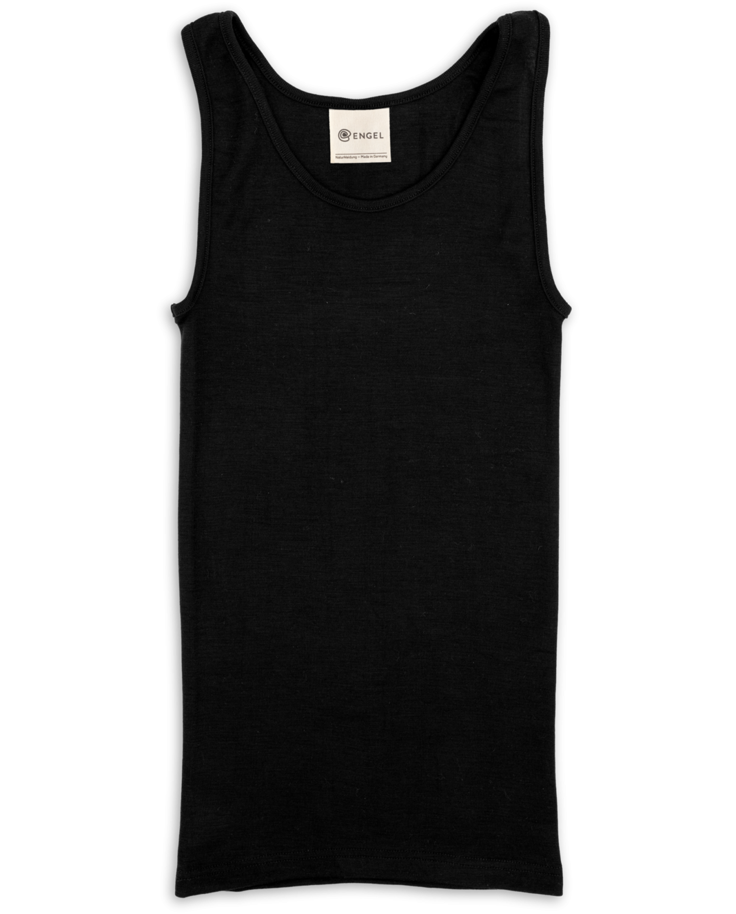 Ženska spodnja majica, črna - volna, svila Ženska spodnja majica, črna - volna, svila