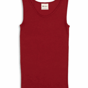 Ženska spodnja majica, rdeča - volna, svila Ženska spodnja majica, rdeča - volna, svila