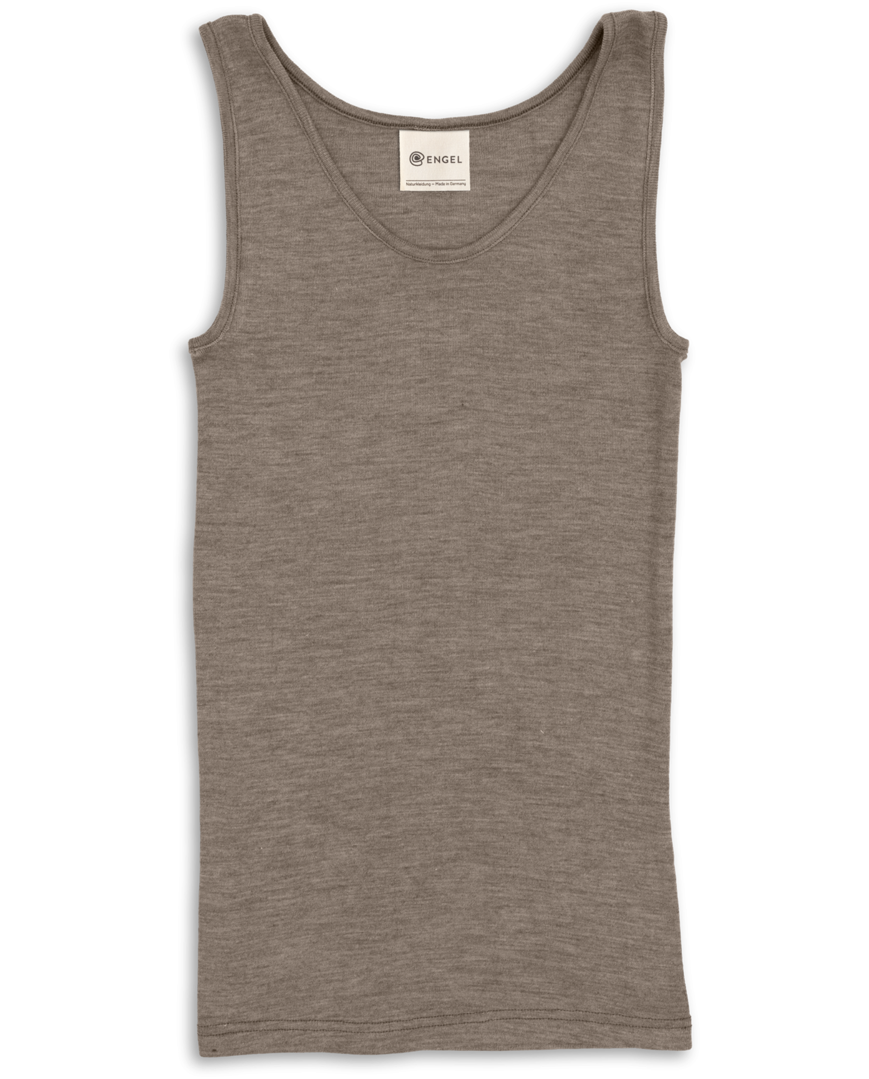 Ženska spodnja majica, rjava - volna, svila Ženska spodnja majica, rjava - volna, svila