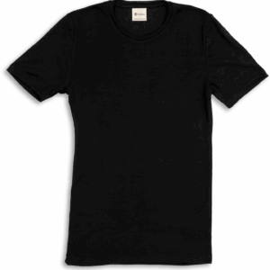 Moška majica KR, črna - volna, svila