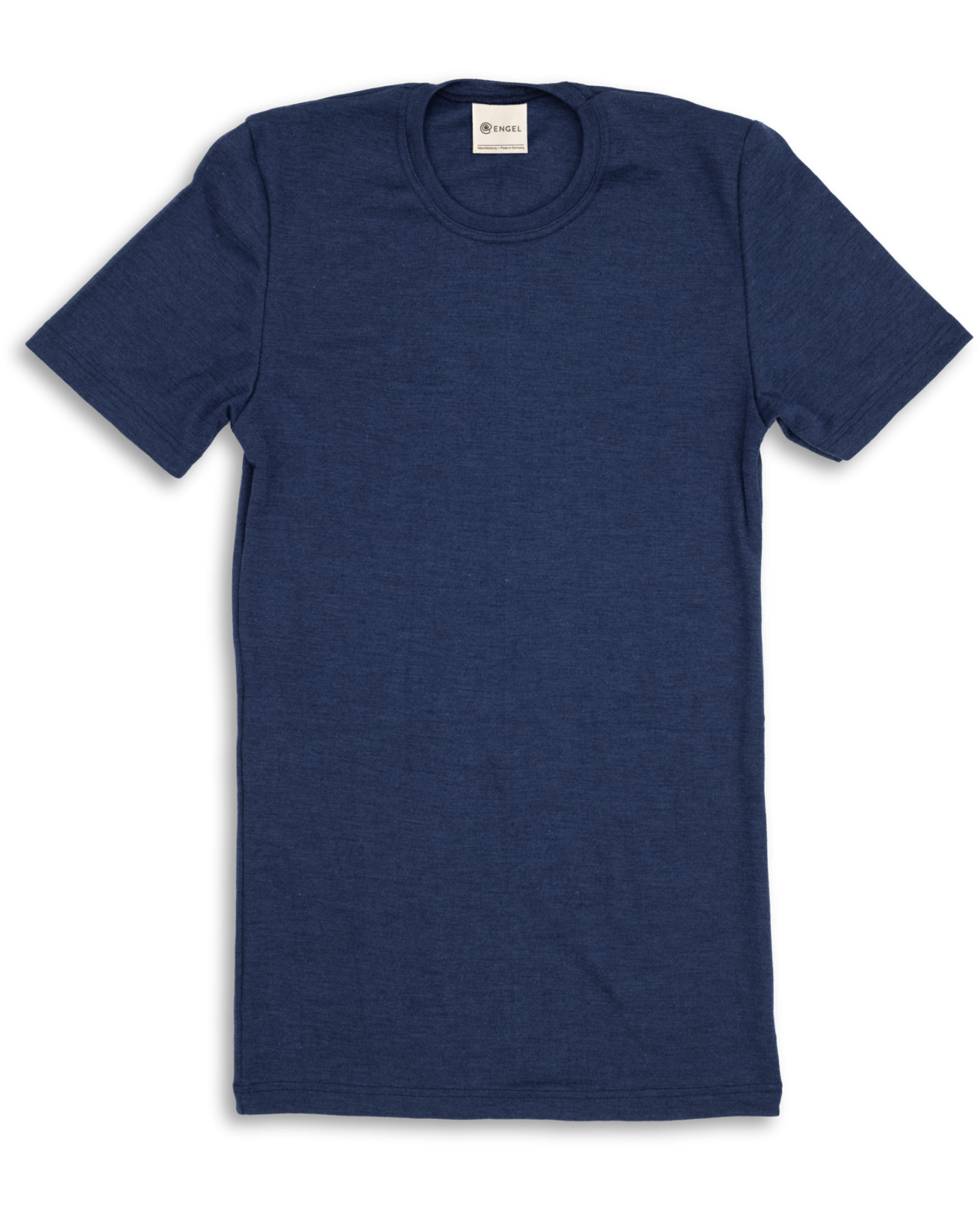 Moška majica KR, modra - volna, svila Moška majica KR, modra - volna, svila