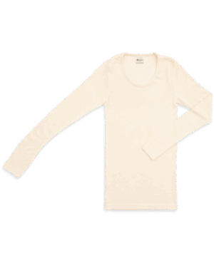 Ženska majica DR, natur - volna, svila