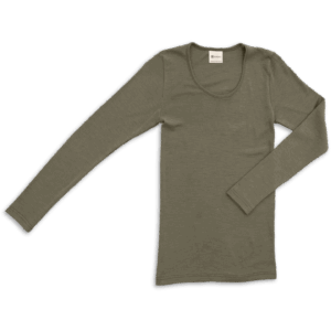 Ženska majica DR, zelena - volna, svila Ženska majica DR, zelena - volna, svila