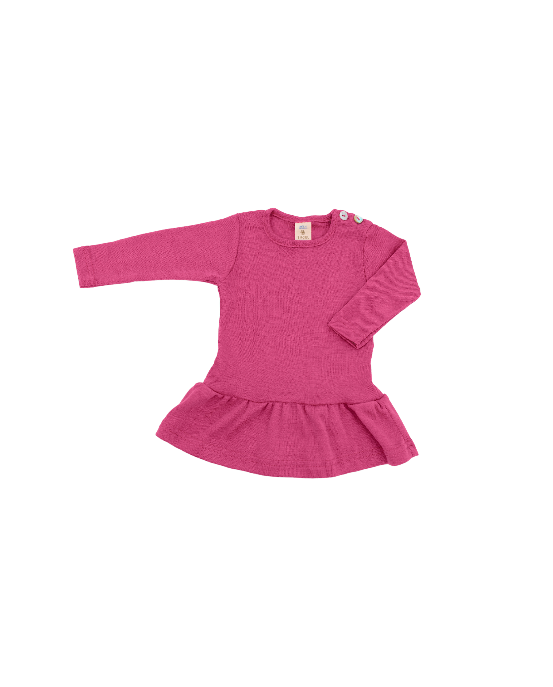 Otroška tunika DR raspberry - volna, svila od 62-116