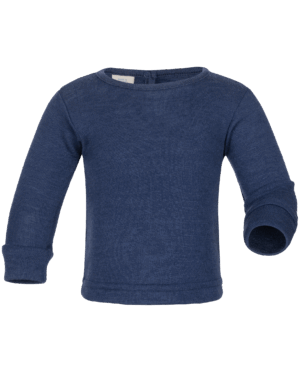 Otroška majica DR marine - volna, svila od 62-116