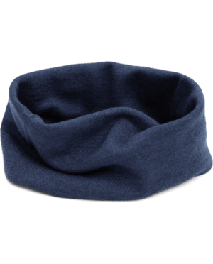 Otroški šal navy - volna, svila unisize Otroški šal navy - volna, svila unisize