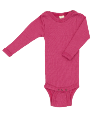Otroški body DR raspberry - volna, svila od 50-104