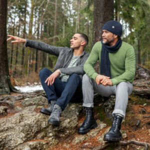 EKO Bombažni Šal MIDNIGHT