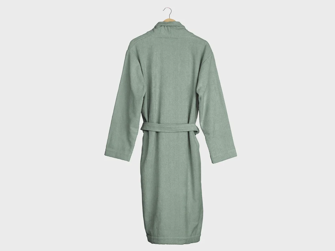 Kopalni plašč ekološki bombaž dots SEA GREEN