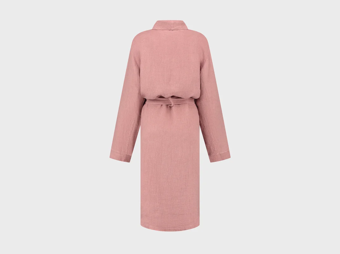 Kopalni plašč lan BLUSH ROSE