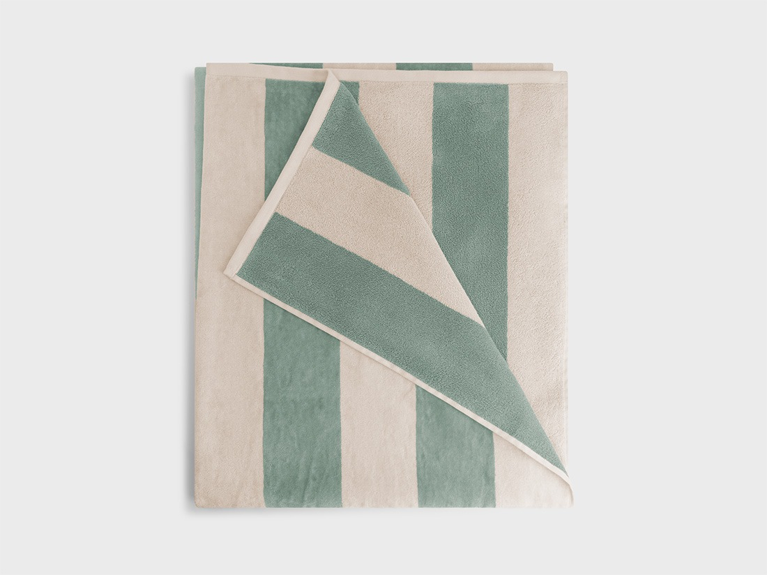 Brisača za na plažo- SEA GREEN 100x180