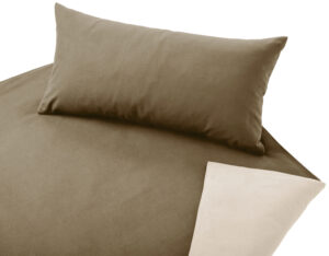 Otroška posteljnina FLANELA pesek/natur 100x135,40x60