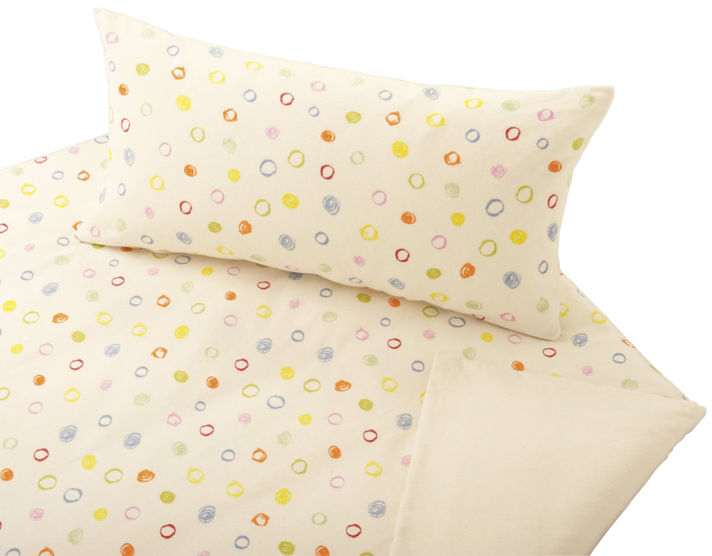 Otroška posteljnina FLANELA kritzelkreise 100x135,40x60 Otroška posteljnina FLANELA kritzelkreise 100x135,40x60