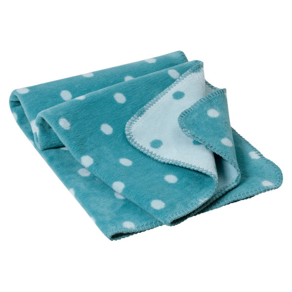 Odeja otroška eko bombaž TURKIZNA 75x100,100x150