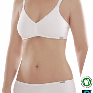 Eko Bombažni Nedrček, brez žičke BEL