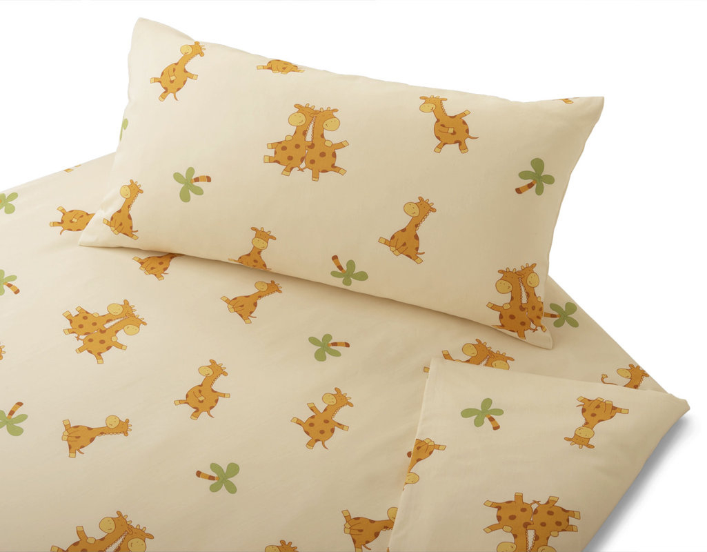 Otroška posteljnina FLANELA giraffe 100x135,40x60 Otroška posteljnina FLANELA giraffe 100x135,40x60