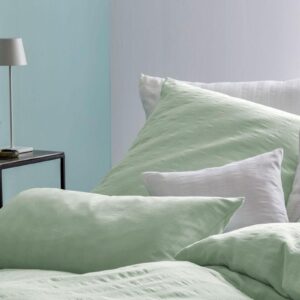 Posteljnina Crinkle salbei 140x200, 50x70