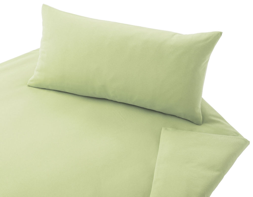 Posteljnina jersey hellgrun, več dimenzij