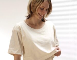 Majica za dojenje iz ekološkega bombaža