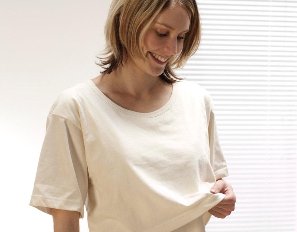 Majica za dojenje iz ekološkega bombaža