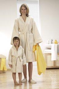 Kopalni plašč waffelpikee eko bombaž XL Kopalni plašč waffelpikee eko bombaž XL