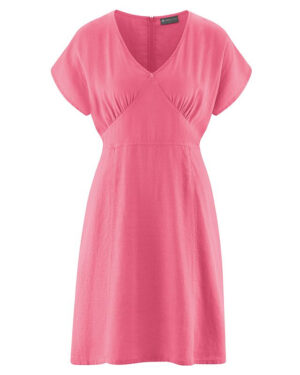 Ženska obleka konoplja, bom. DH131 hibiskus