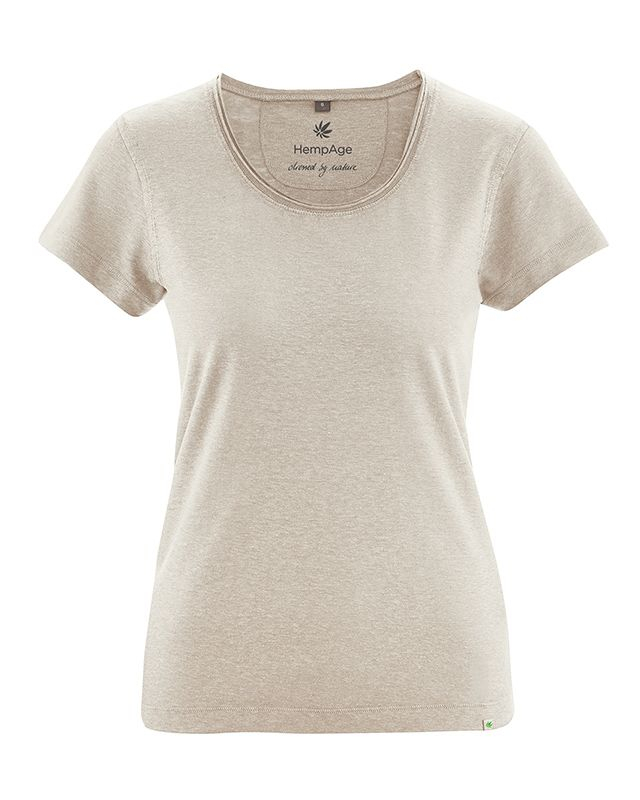 Ženska majica KR konoplja, bom. DH216 distel