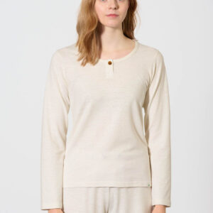 Ženski zg. del pižame konoplja, bom. DH454 natur