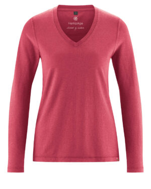 Ženski pulover konoplja, bom. DH658 barolo