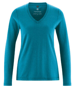 Ženski pulover konoplja, bom. DH658 lagoon S,M