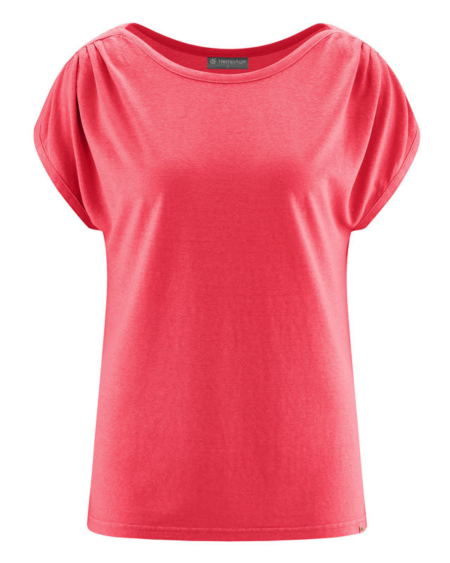 Ženska majica KR konoplja, bom. DH675 magnolia XS,S,M