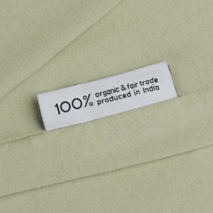 Otroška jersey posteljnina eko bombaž 100x135 PISTACIJA