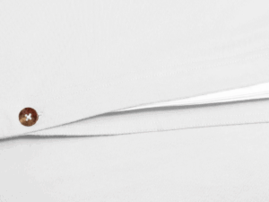 Otroška jersey posteljnina eko bombaž 100x135 BELA