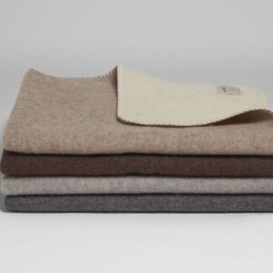 Mehka deka iz 100% merino volne white/chestnut 150x220 Mehka deka iz 100% merino volne white/chestnut 150x220