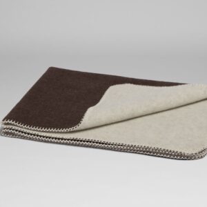 Mehka deka iz 100% merino volne white/chestnut 150x220 Mehka deka iz 100% merino volne white/chestnut 150x220